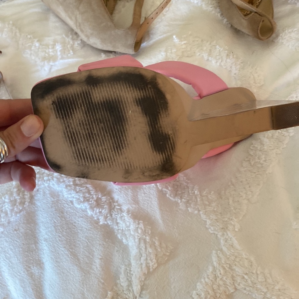 Steve Madden pink heeled sandals - Picture 6 of 6